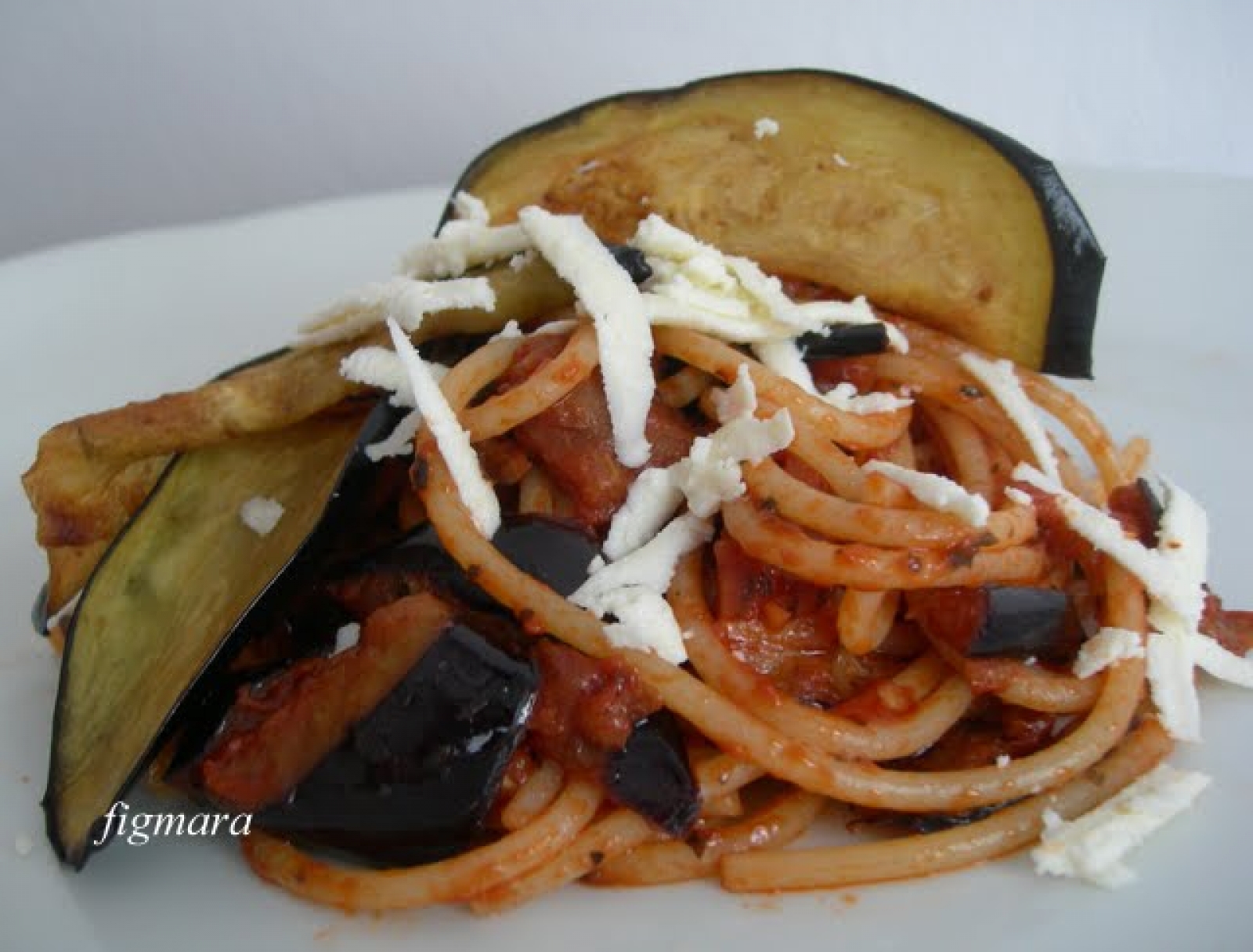 Pasta alla norma czyli Spaghetti z bakłażanem