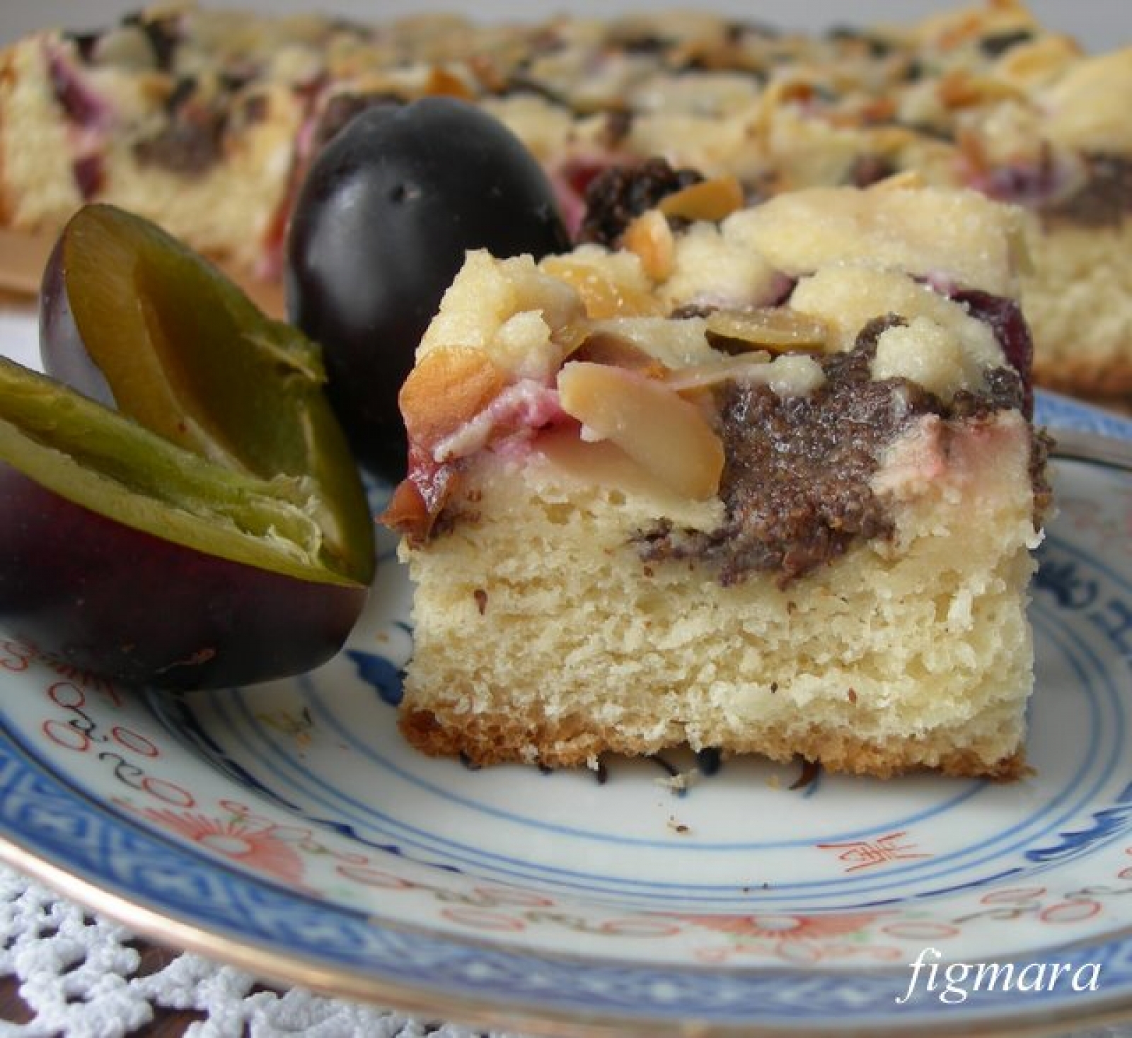 Placek drożdżowy "trzy w jednym"